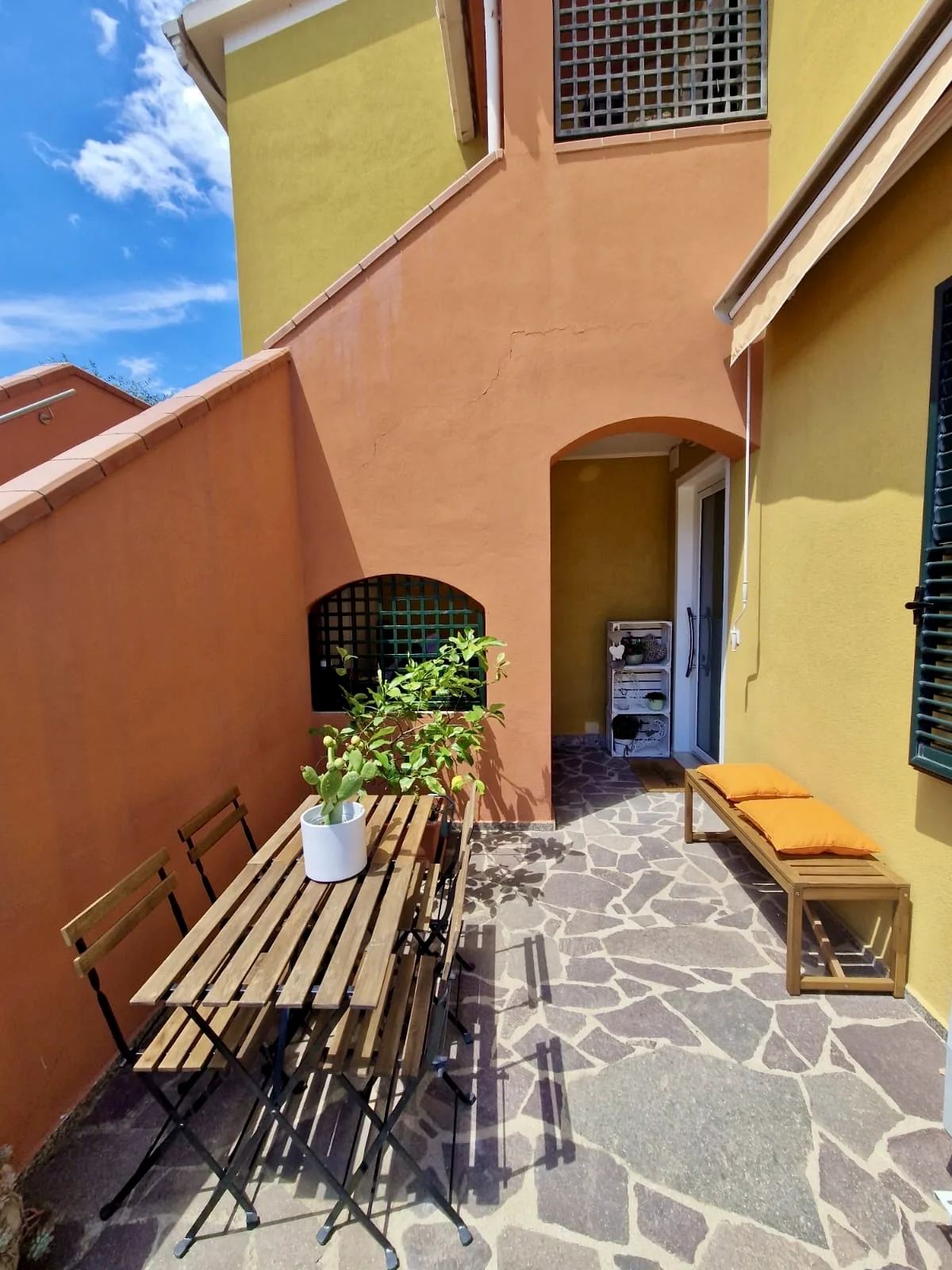 Private terrace at Casa Felicita